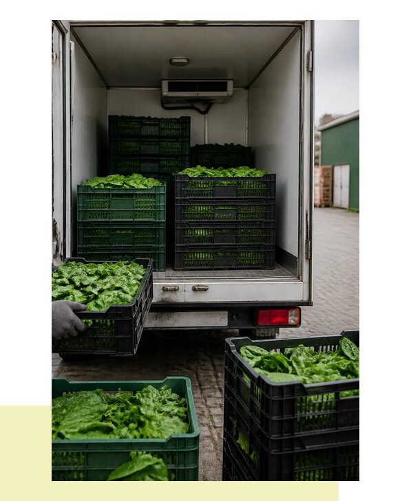Перевозка шпината в Нового Уренгой с сохранением свежести продукции